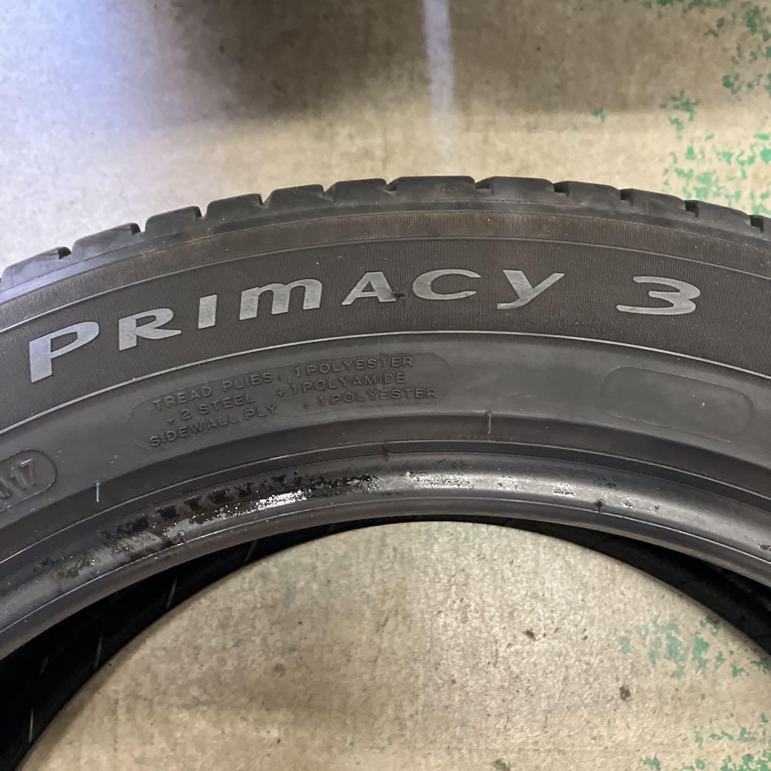 ミシュラン プライマシー3 225/50R18 17年製 4本セットバリ山