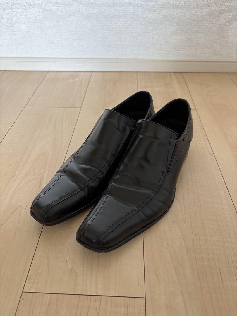 【美品】KATHARINE HAMNETT 革靴 26.0cm 黒