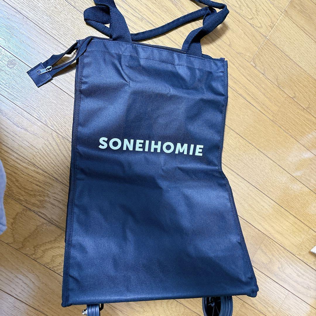 ❣️未使用❣️ショッピングカート ブラックSONEIHOMIE買い物