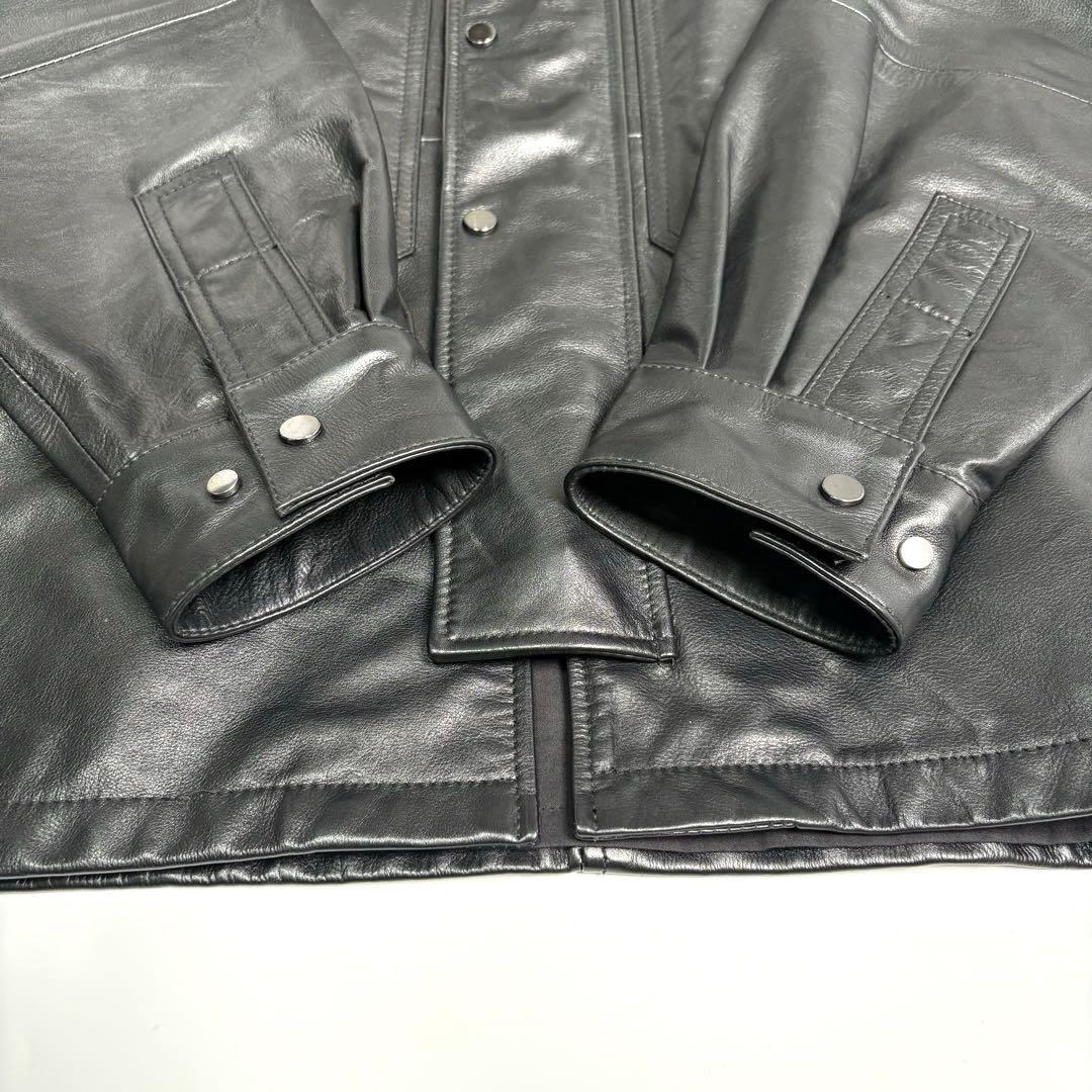 【牛革】CCU WISM 別注 レザージャケット 黒 2 COW LEATHER