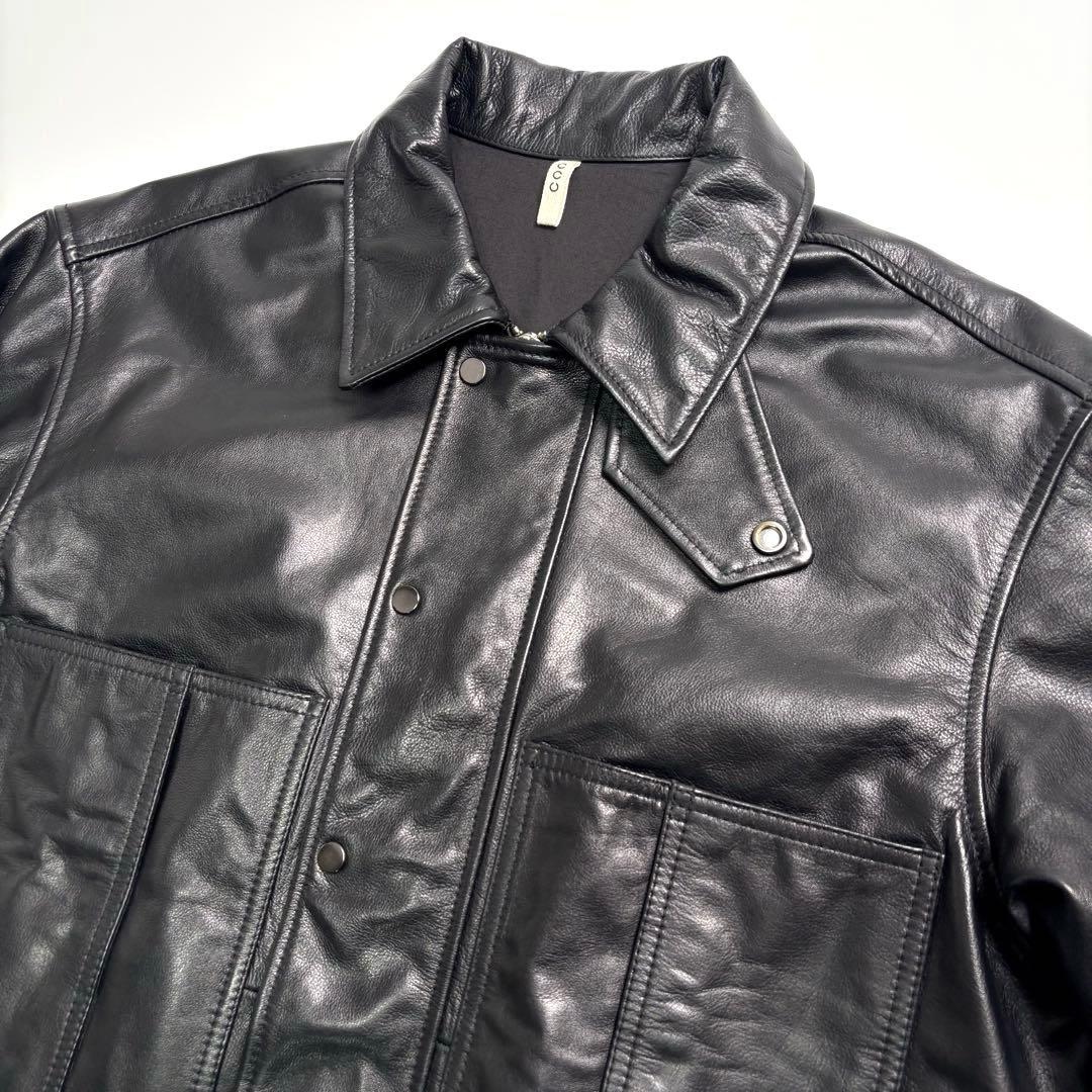 【牛革】CCU WISM 別注 レザージャケット 黒 2 COW LEATHER