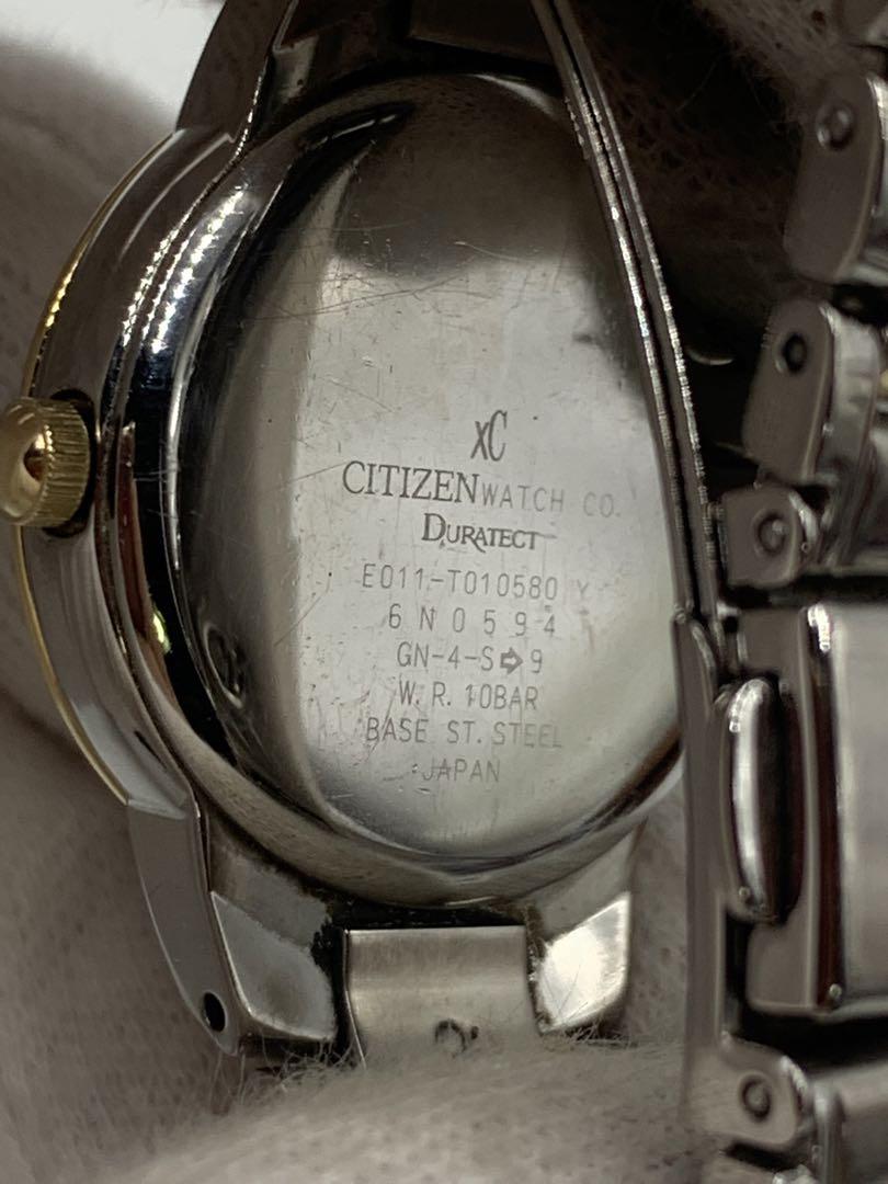 XC クロスシー　CITIZEN シェル文字盤　超高級　腕時計　シルバー