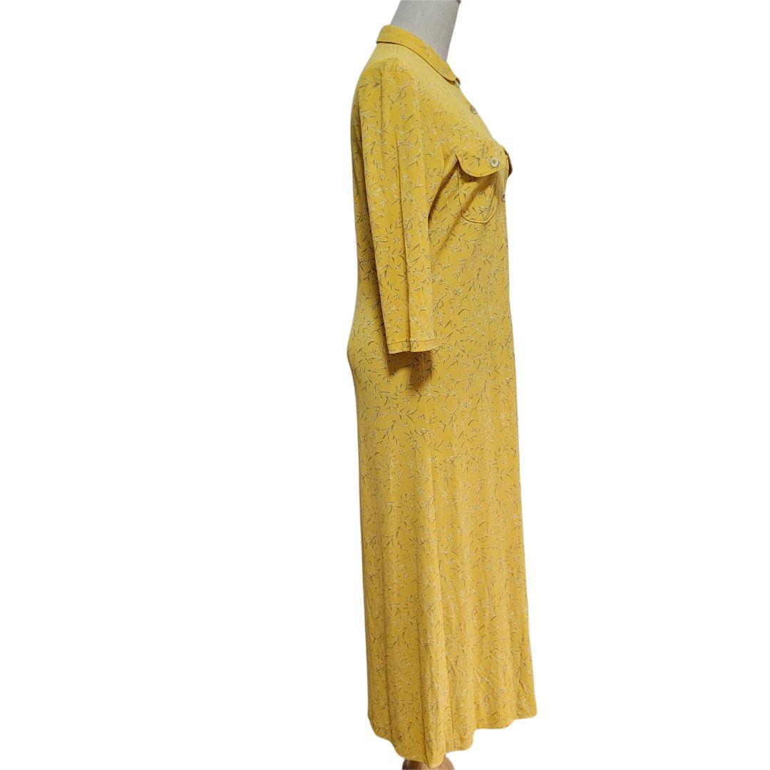 好評即納 美品 ロングワンピース シャツ 希少古着 Kdm5I-m15348442685 ラピーヌブランシュ ヴィンテージ 正規品セール