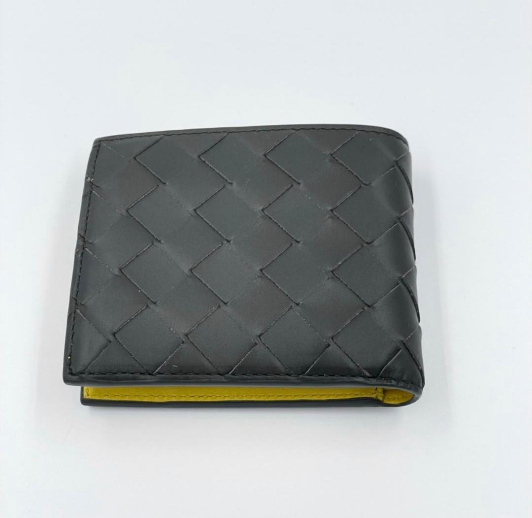 BOTTEGA VENETA イントレチャート レザー 二つ折り財布 awardsandwinners.com