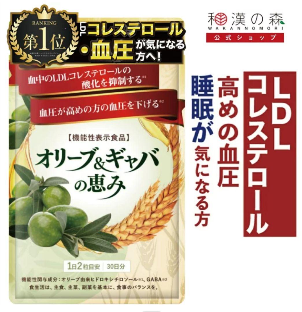 漢方セレクト 和漢の森 オリーブ ギャバ 60粒