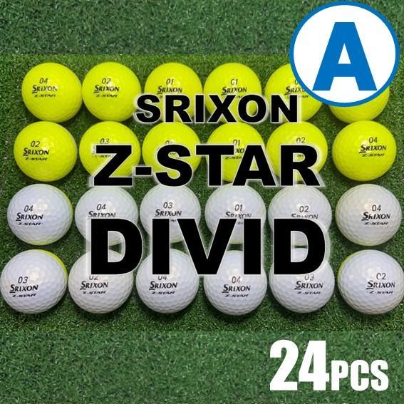 【A49】SRIXON Z-STAR DIVID 黄ロストボール 24球