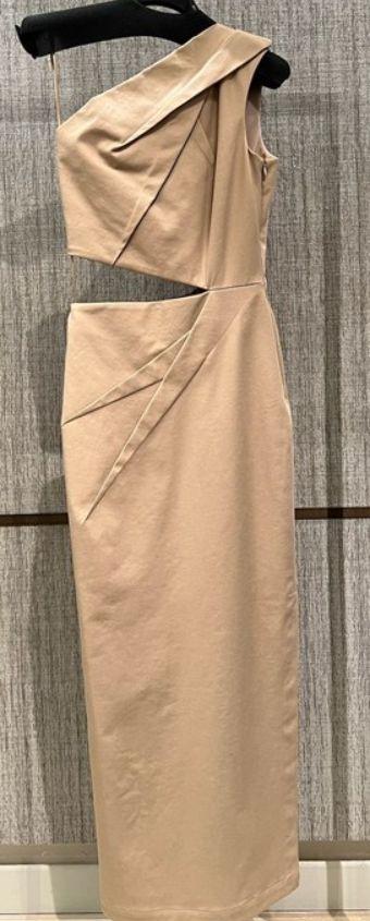 Max Mara nievo コットンワンショルダーワンピース タグ付き