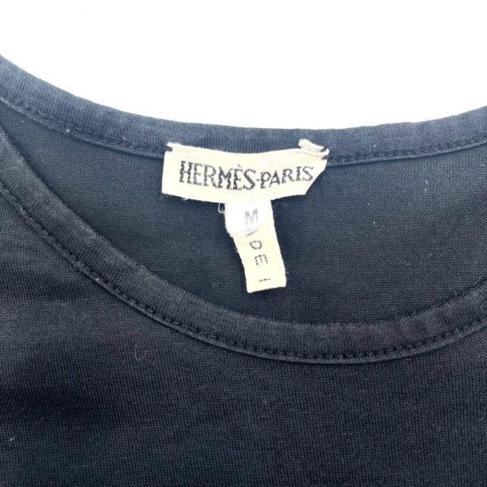 エルメス HERMES Tシャツ 馬車刺繍 半袖 薄手 カジュアル エルメス HERMES Tシャツ 馬車刺繍 半袖 薄手 カジュアル