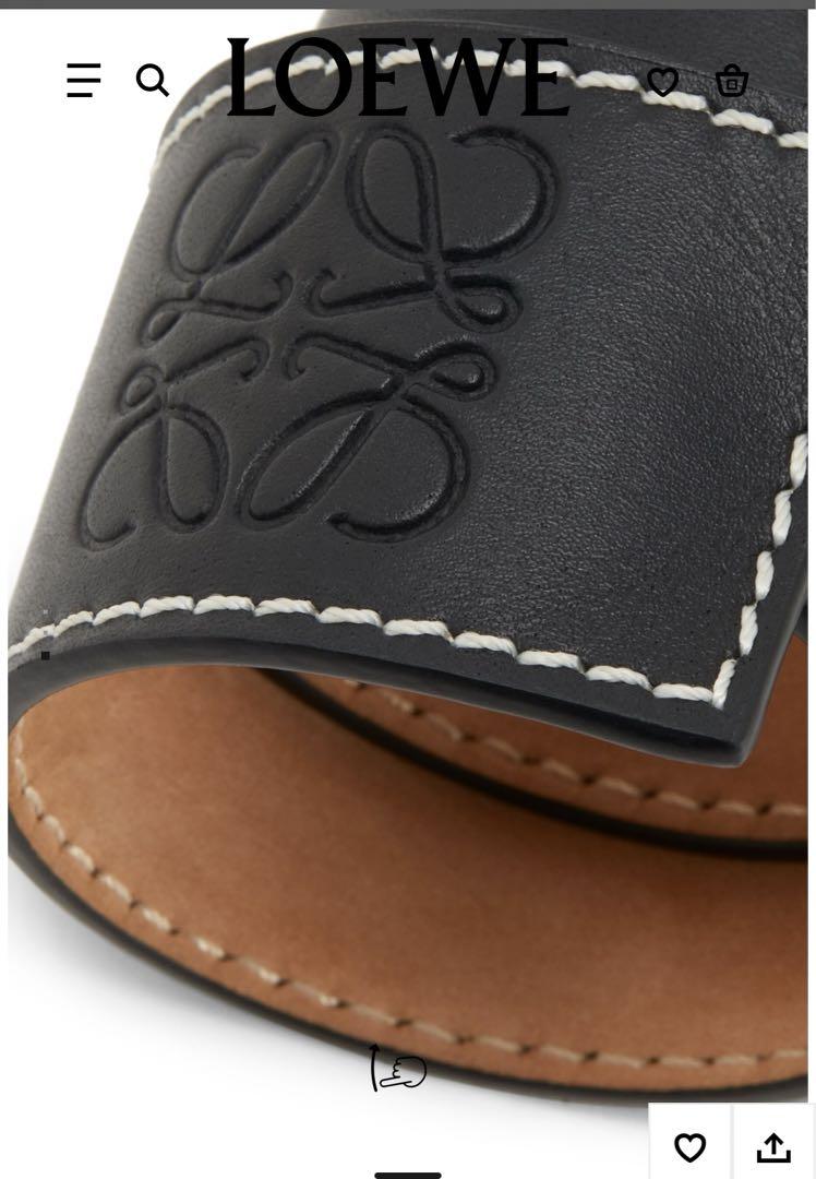 LOEWE スラップブレスレット　スモール(黒)