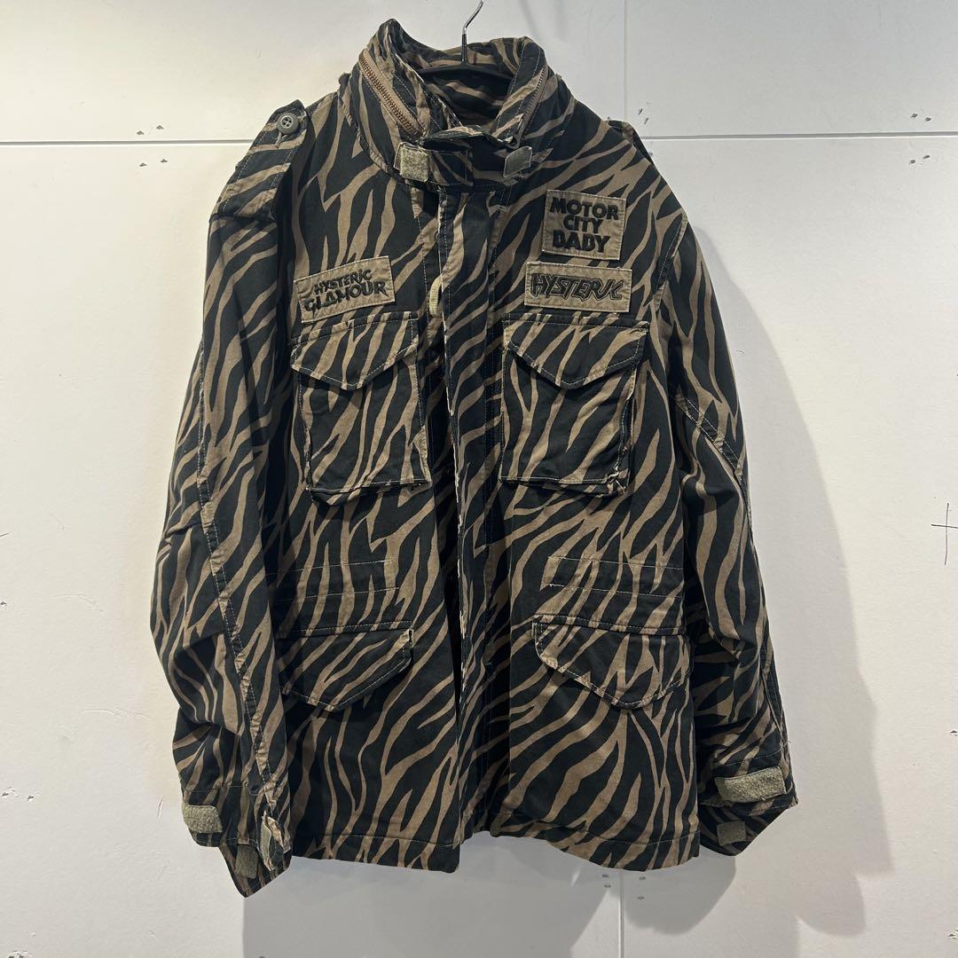 HYSTERIC GLAMOUR タイガーカモ m-65 ジャケット ミリタリー