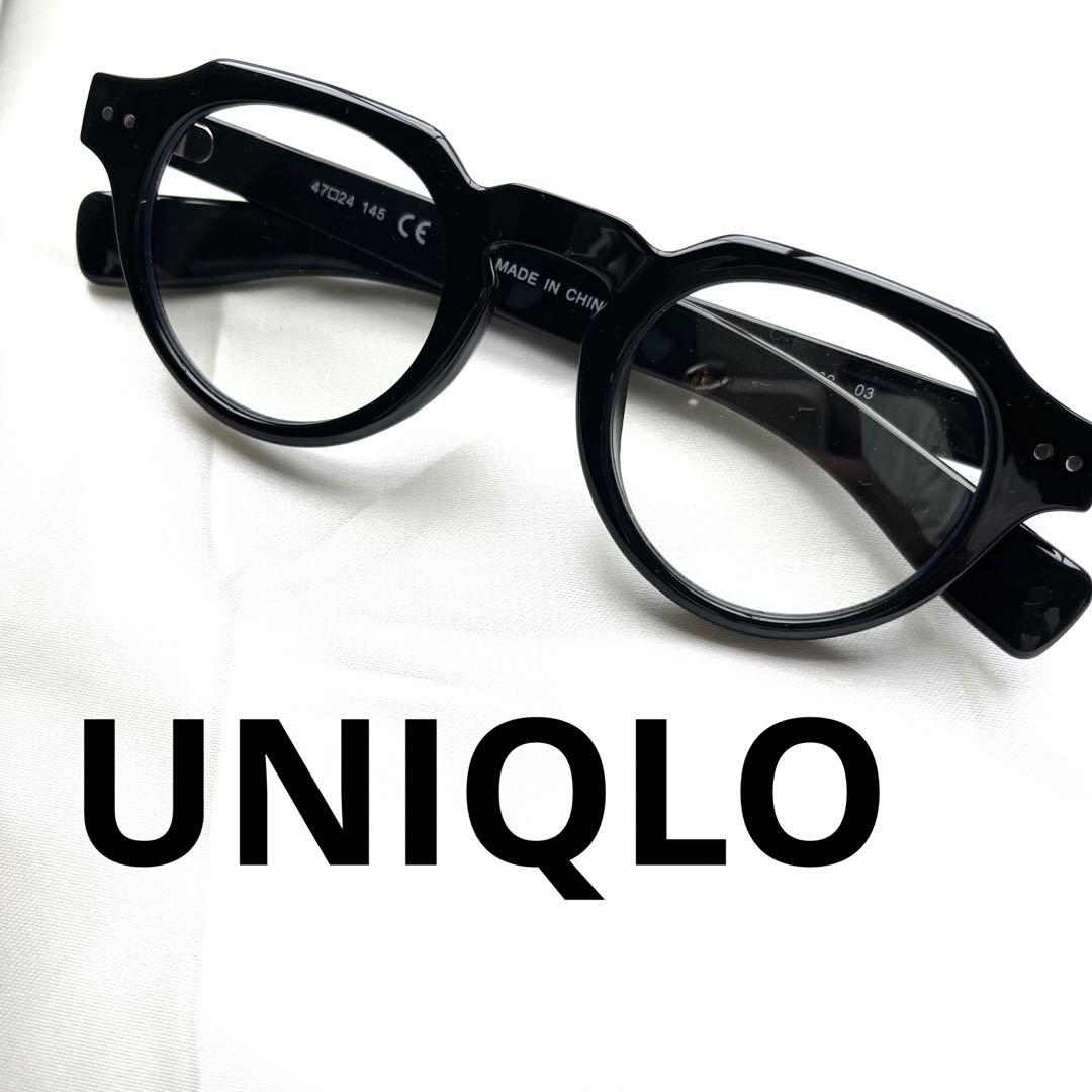 ユニクロ 伊達メガネ メガネ UNIQLO - メルカリ