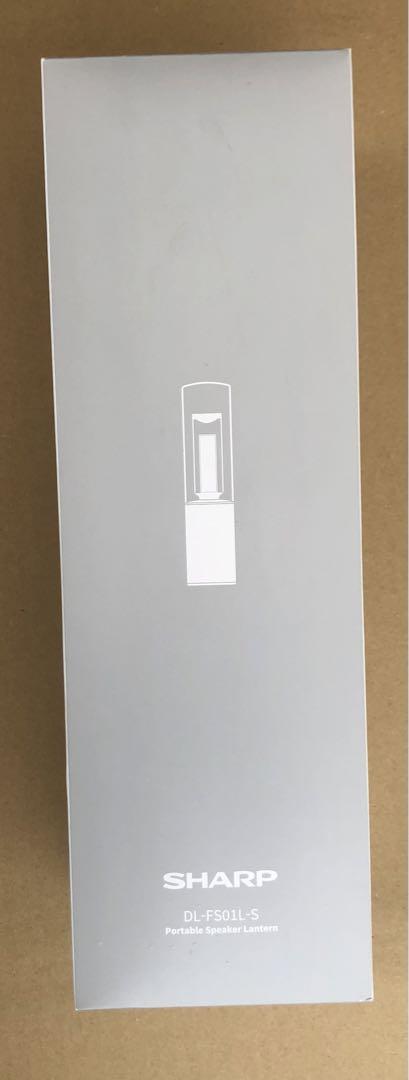 新品　SHARP ポータブルスピーカーランタン DL-FS01L-S