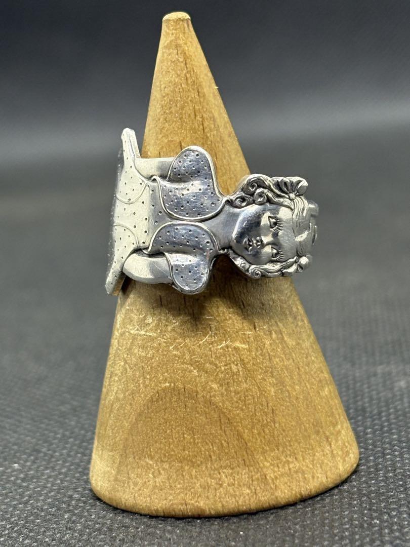ヴィンテージ スプーン リング 【ALVIN CO.】【Sterling 1950's-】 Prince Eugene