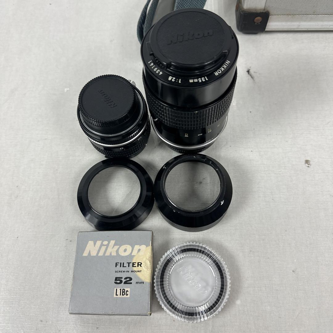 ⭐︎ Nikon F2 フイルムカメラ レンズ2点他付属品 現状品