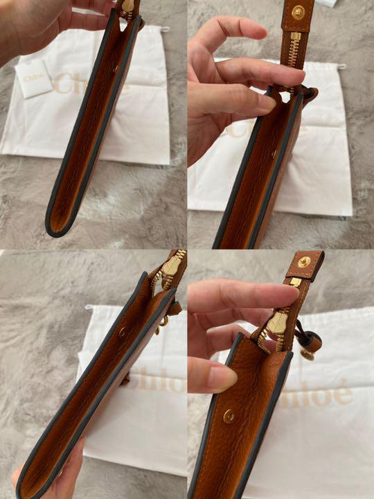 ✨新品未使用✨【Chloé】クラッチバッグ レザー ブラウン
