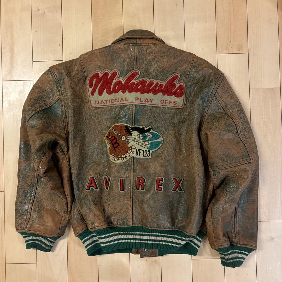 モーガン蔵人 着用モデル 80's AVIREX レザージャケット