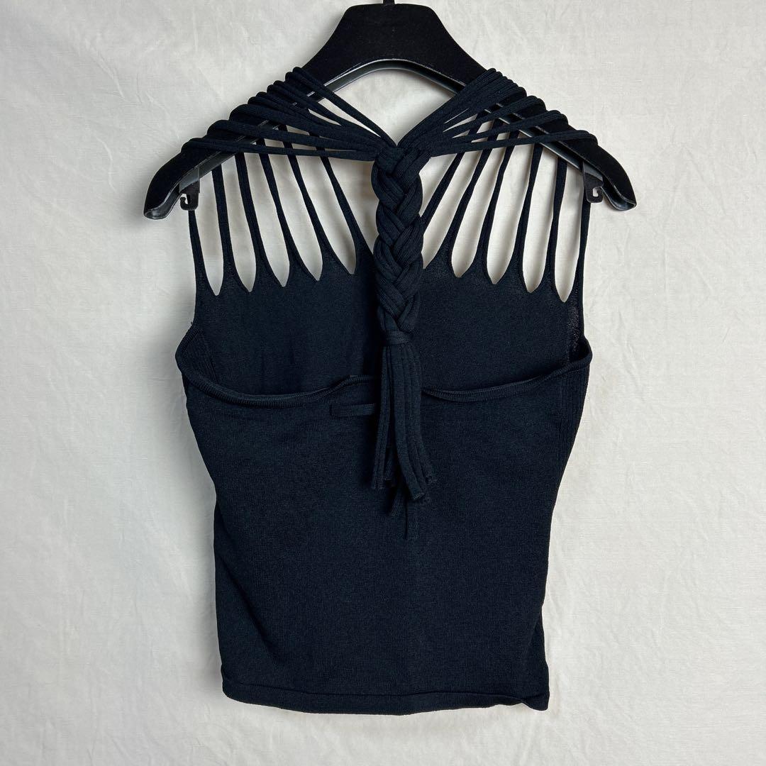 【冬バーゲン★】 編み Gaultier Paul Jean キャミソール ビスチェ タンクトップ トップス