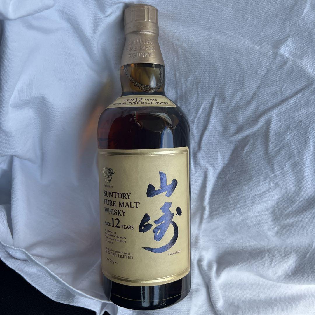 サントリー 12年 純モルトウイスキー 700ml サントリー純モルトウイスキー 12年 1990年代物 - メルカリ