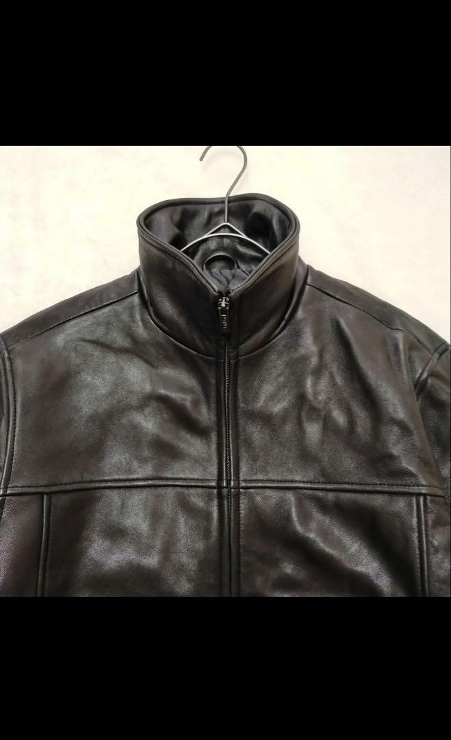 Calvin Klein ブラックレザージャケット Sサイズ
