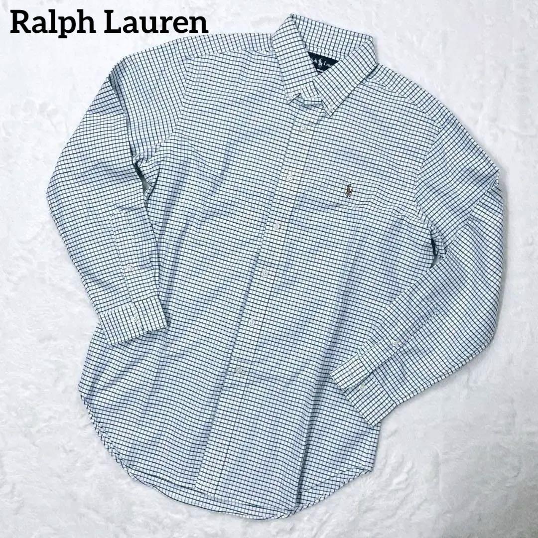 美品　Ralph Lauren 　長袖　BDシャツ　ポニー刺繡　ギンガムチェック