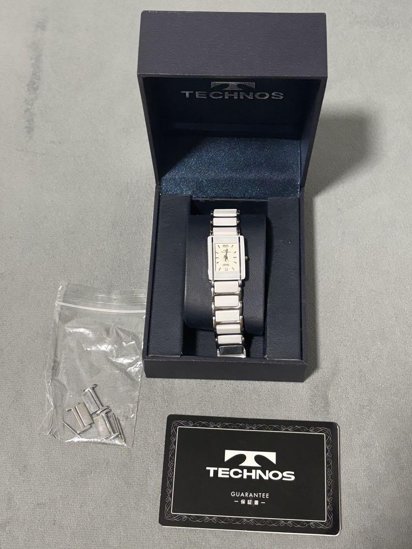 TECHNOS クォーツ 腕時計 シルバー/ホワイト テクノス レディース