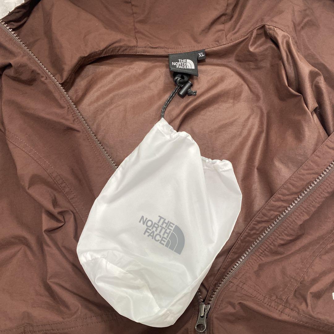 【新品】THE NORTH FACE コンパクトジャケット ブラウン XLサイズ 新品】THE NORTH FACE コンパクトジャケット ブラウン XLサイズ
