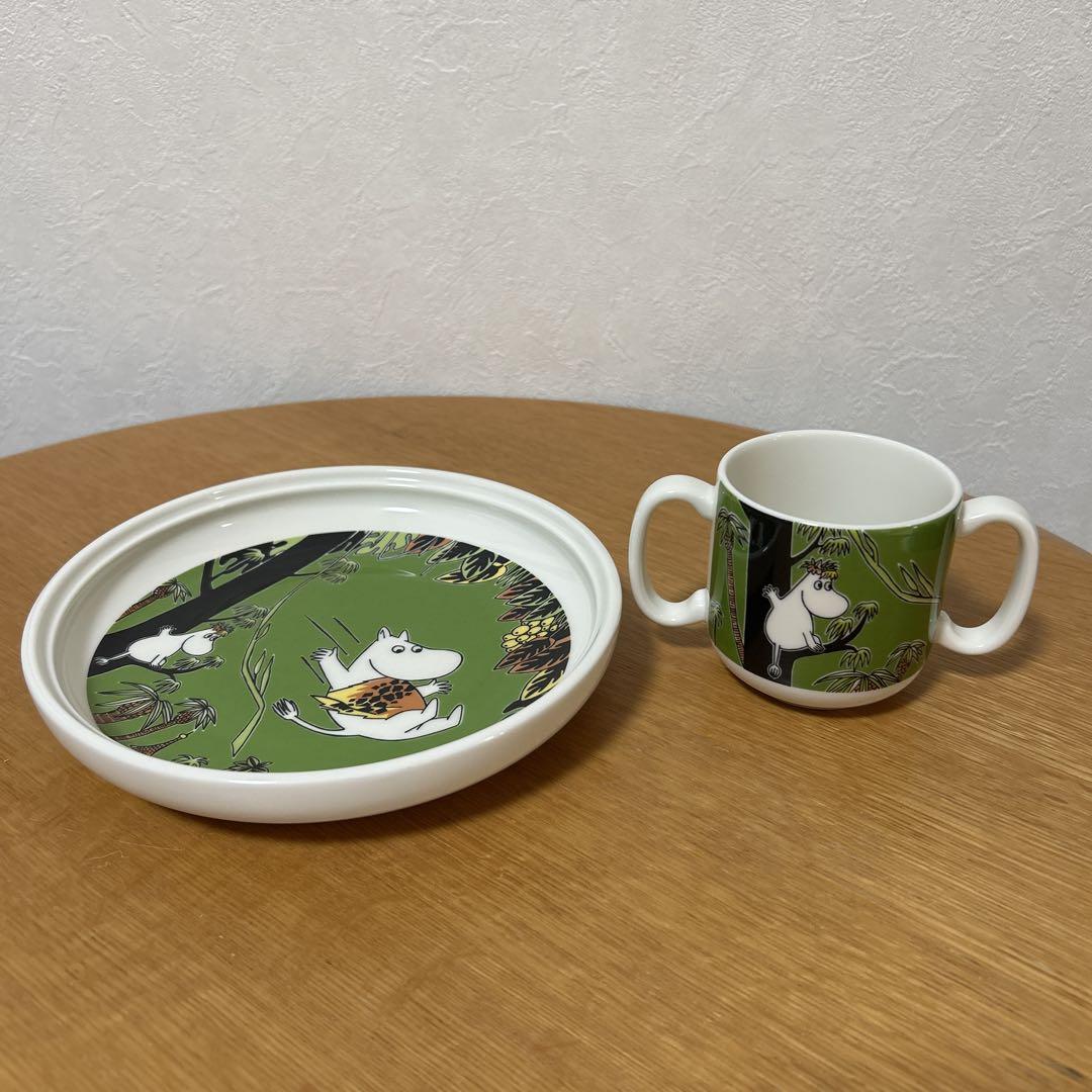 新品　アラビア　ムーミンシリーズのチルドレンセット　ジャングル