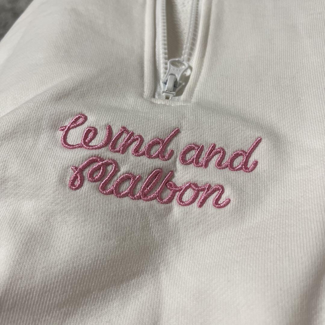 malbon WIND AND SEAハーフジップスウェット L 試着のみ