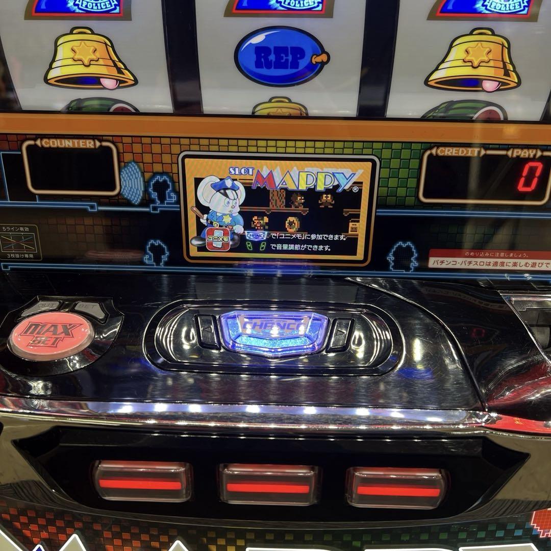SLOTマッピー　コイン不要機付　送料無料　パチスロ実機
