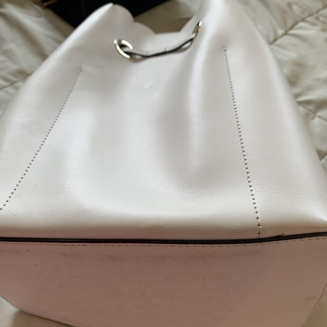 ら*び様 FURLA バケツバッグ ホワイト その他　おまとめ売り