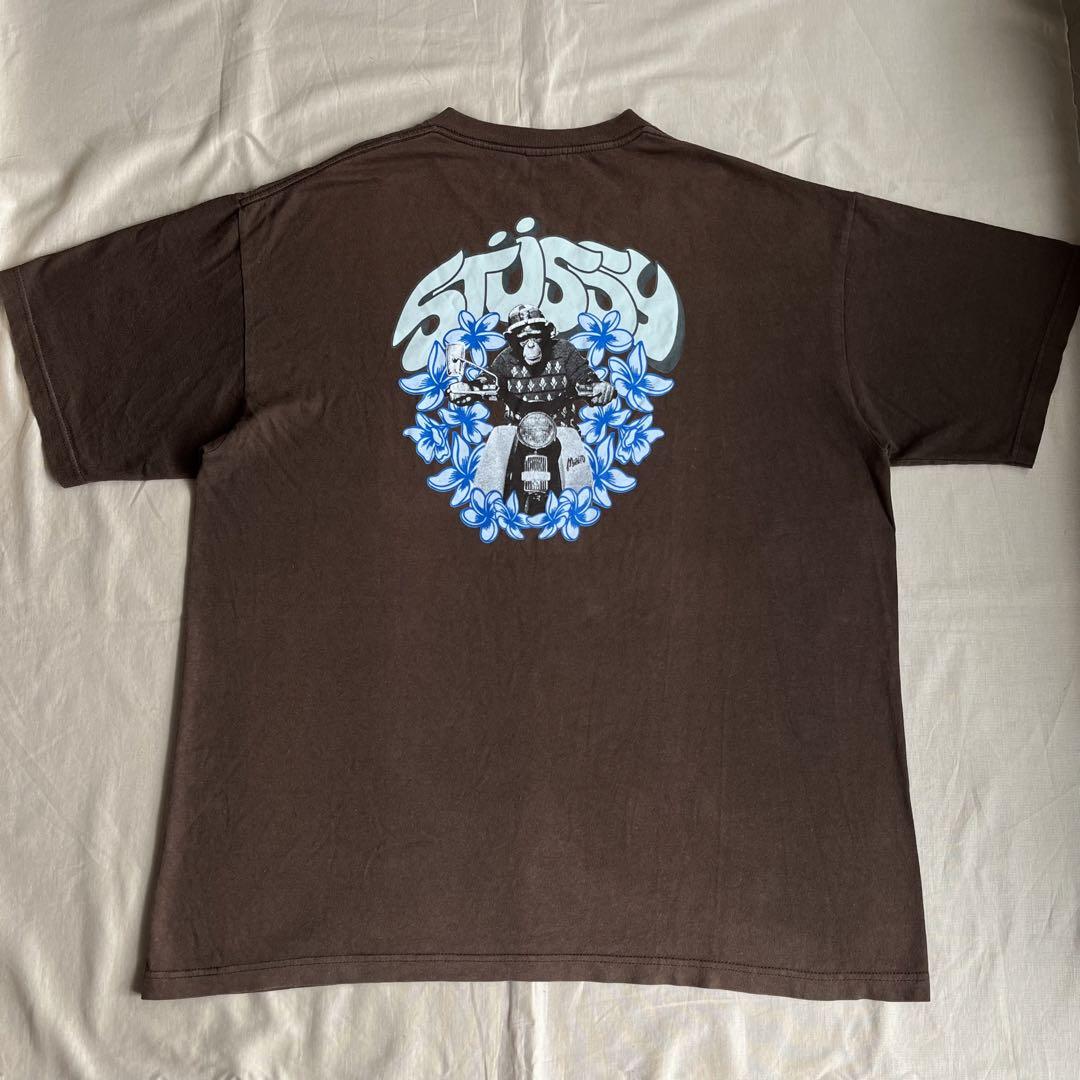 GOOD PRINT” old stussy 紺タグ プリント Tシャツ XL