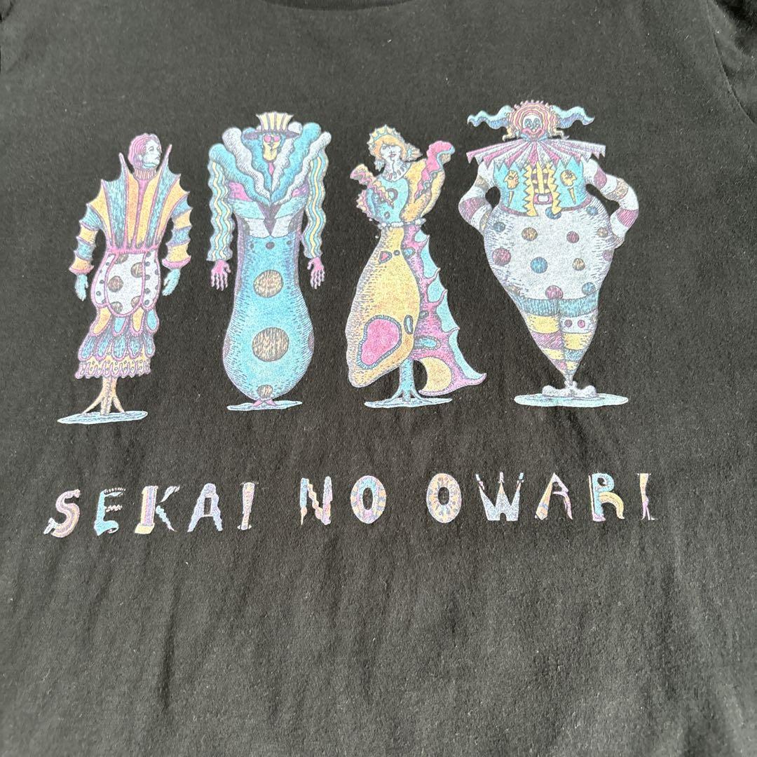 SEKAI NO OWARI セカオワ ライブTシャツ 2017 黒 セカオワ