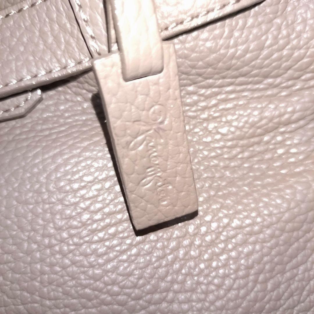 ✨未使用級✨銀座かねまつ　2way ショルダーバッグ　ターンロックベルト 本革