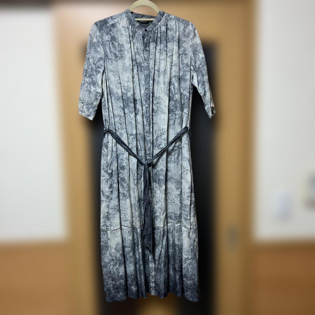 pas de calais ロングシャツワンピース 36 インナー付き