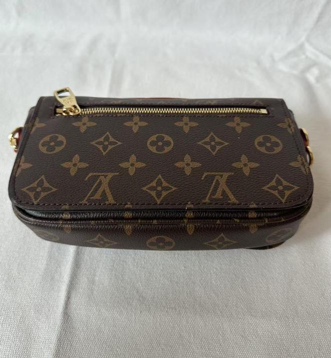 美品 Louis Vuitton ショルダーバッグ ダークブラウン - メルカリ