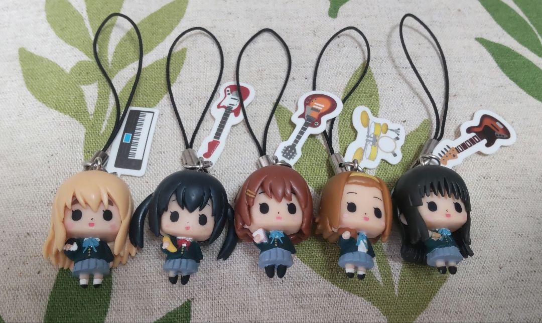 けいおん フィギュア ストラップ まとめ売り K-ON けいおん マスコットフィギュア・ストラップ グッズ8個