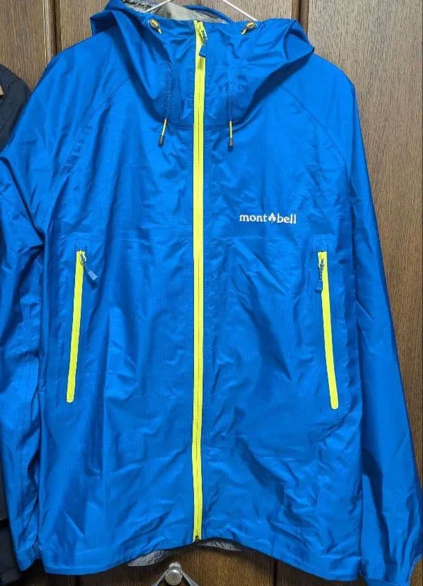 モンベル ストームクルーザージャケット M ブルー スタッフバッグ付きmontbell