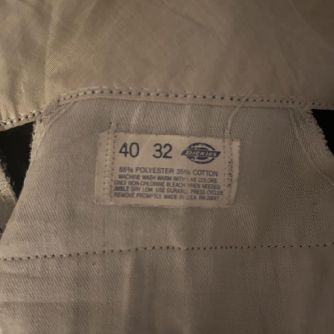 80s Dickies チビタグ 874 ワークパンツ ブラック