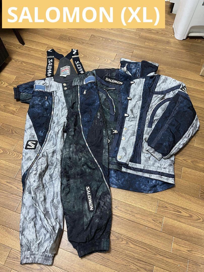 良品　スキーウェア　上下　SALOMON 　サイズ　XL 97%