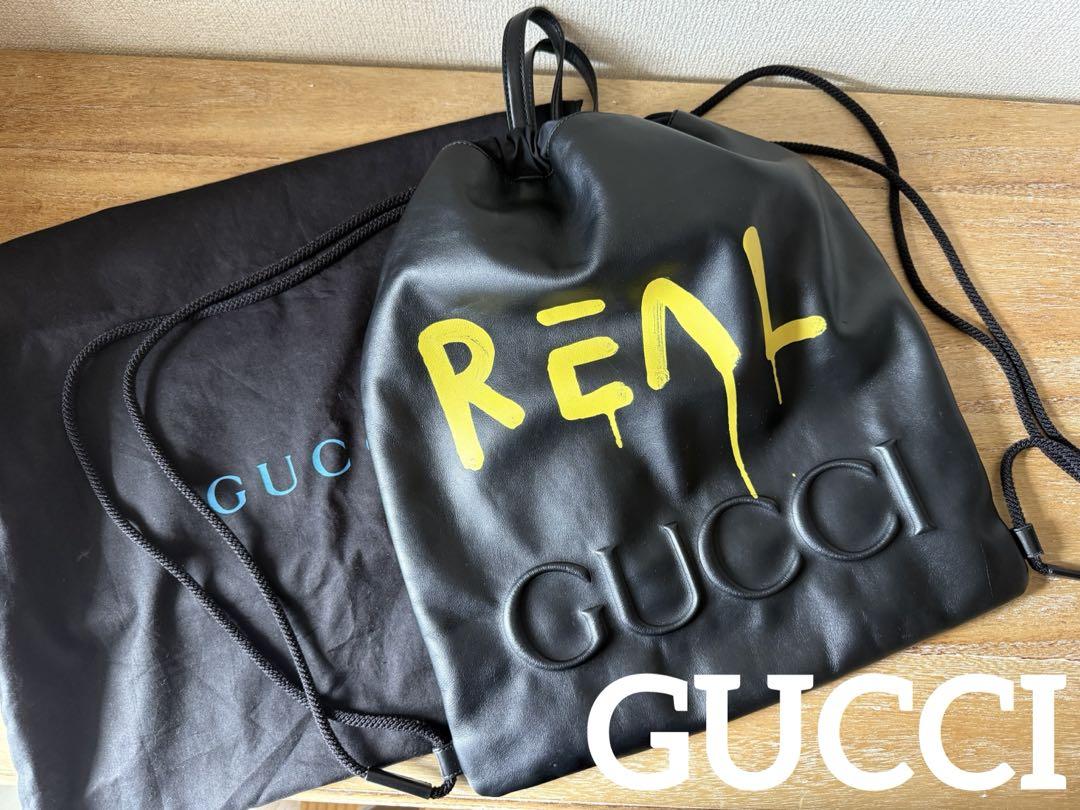 今週末までセール！GUCCIゴーストシリーズナップサック★