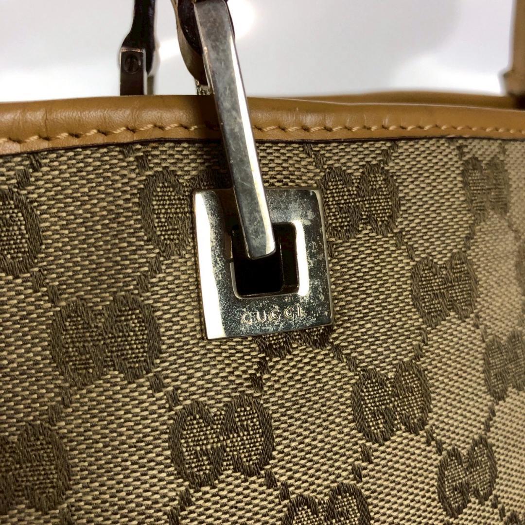 GUCCI グッチ GGキャンバス ハンドバッグ ベージュ ブランド