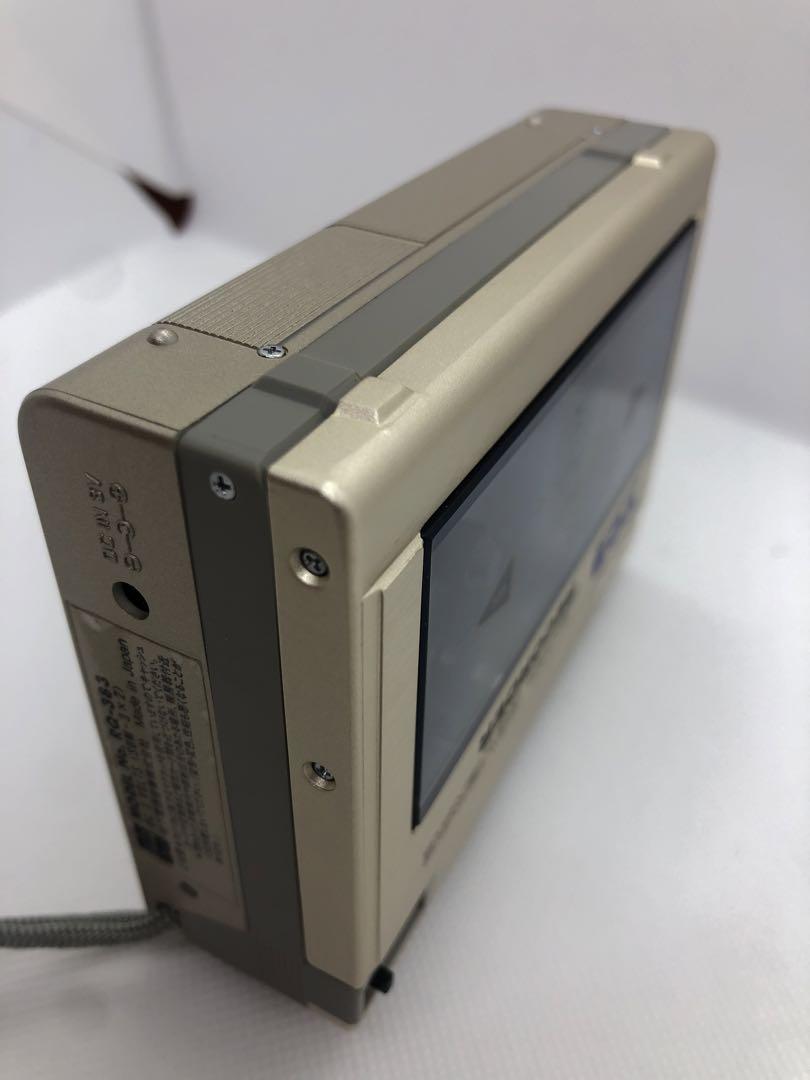極美品 ナショナル RQ-383 カセットプレイヤー ミニカセット