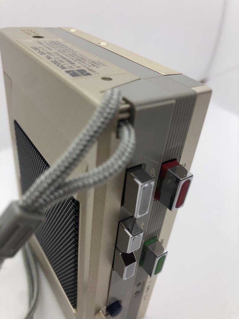 極美品 ナショナル RQ-383 カセットプレイヤー ミニカセット