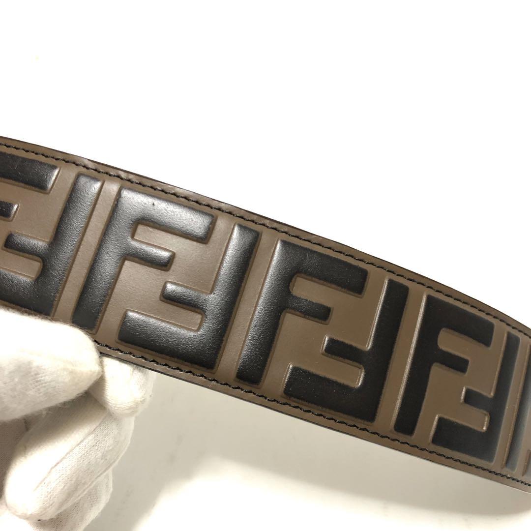 【極美品】FENDI フェンディ  ストラップユー　ズッカ　バッグハンドル