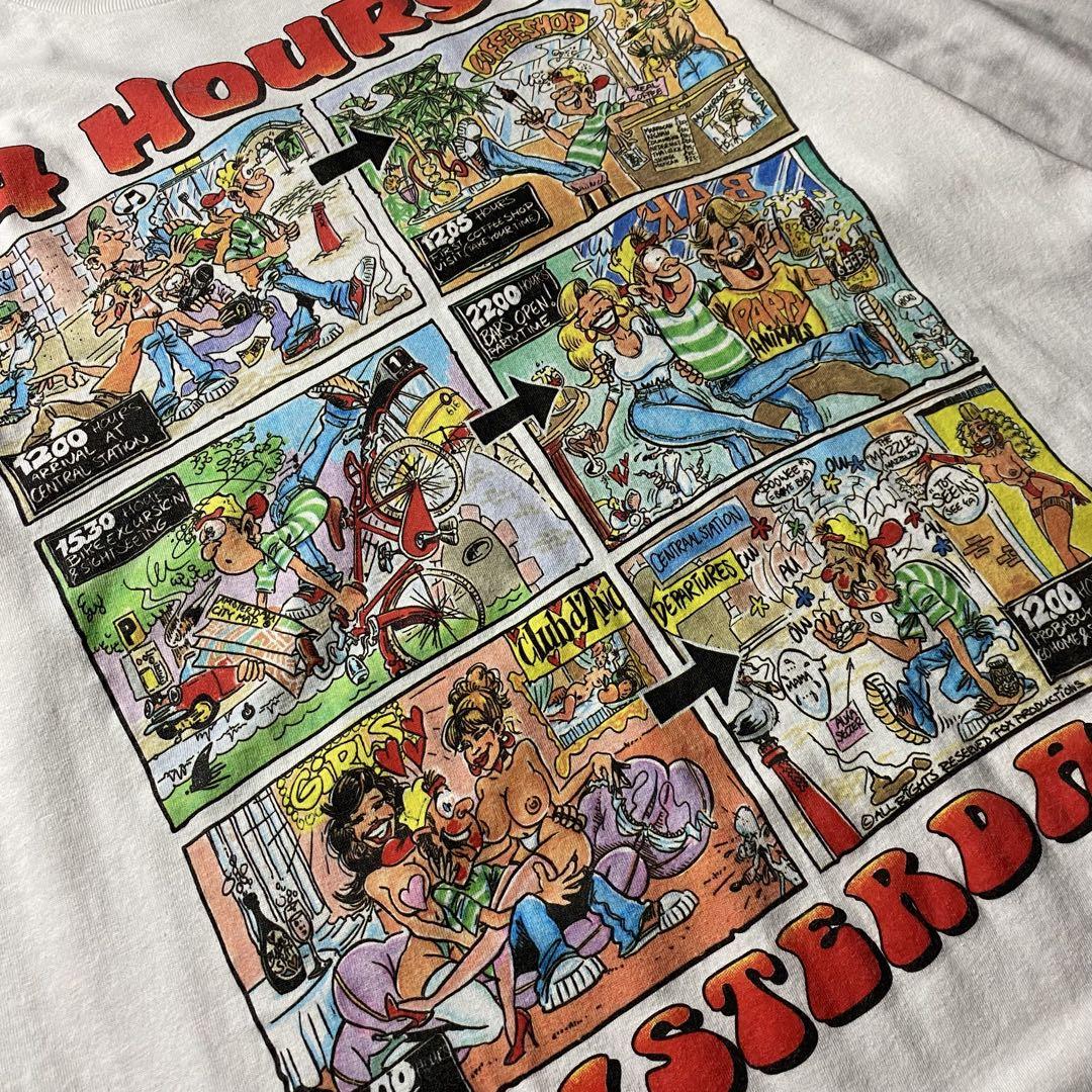 【入手困難】90s アート エロ Tシャツ 風景 スーベニア アムステルダム