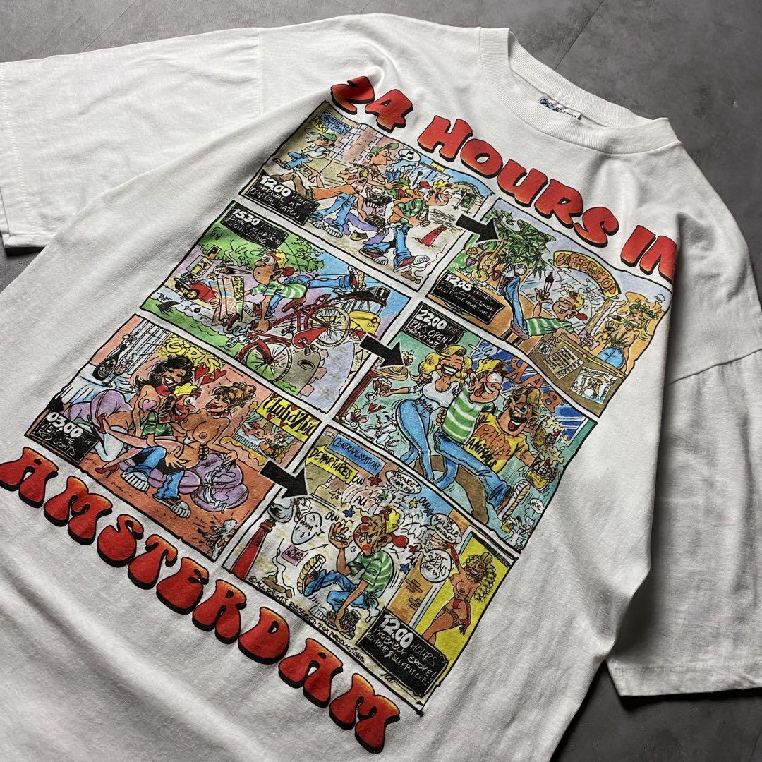 【入手困難】90s アート エロ Tシャツ 風景 スーベニア アムステルダム
