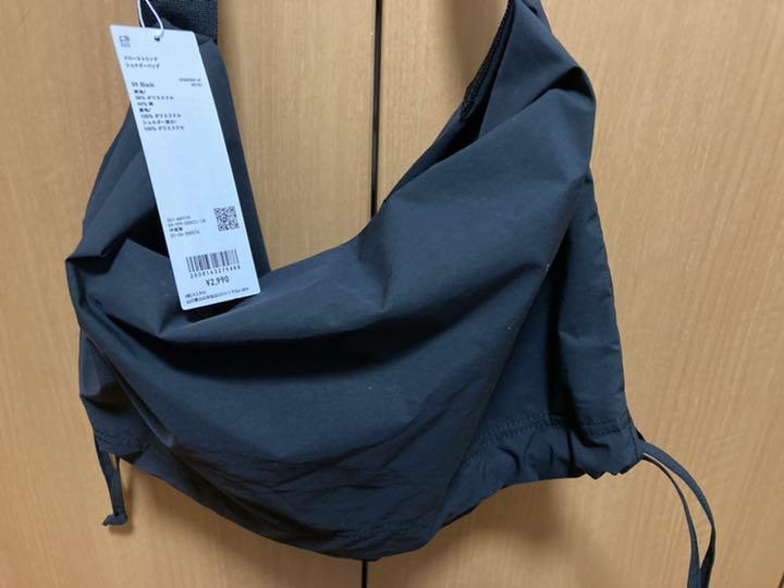 高品質HOT UNIQLO U ドローストリングショルダーバッグ CzHMv-m15409578784 人気SALE得価