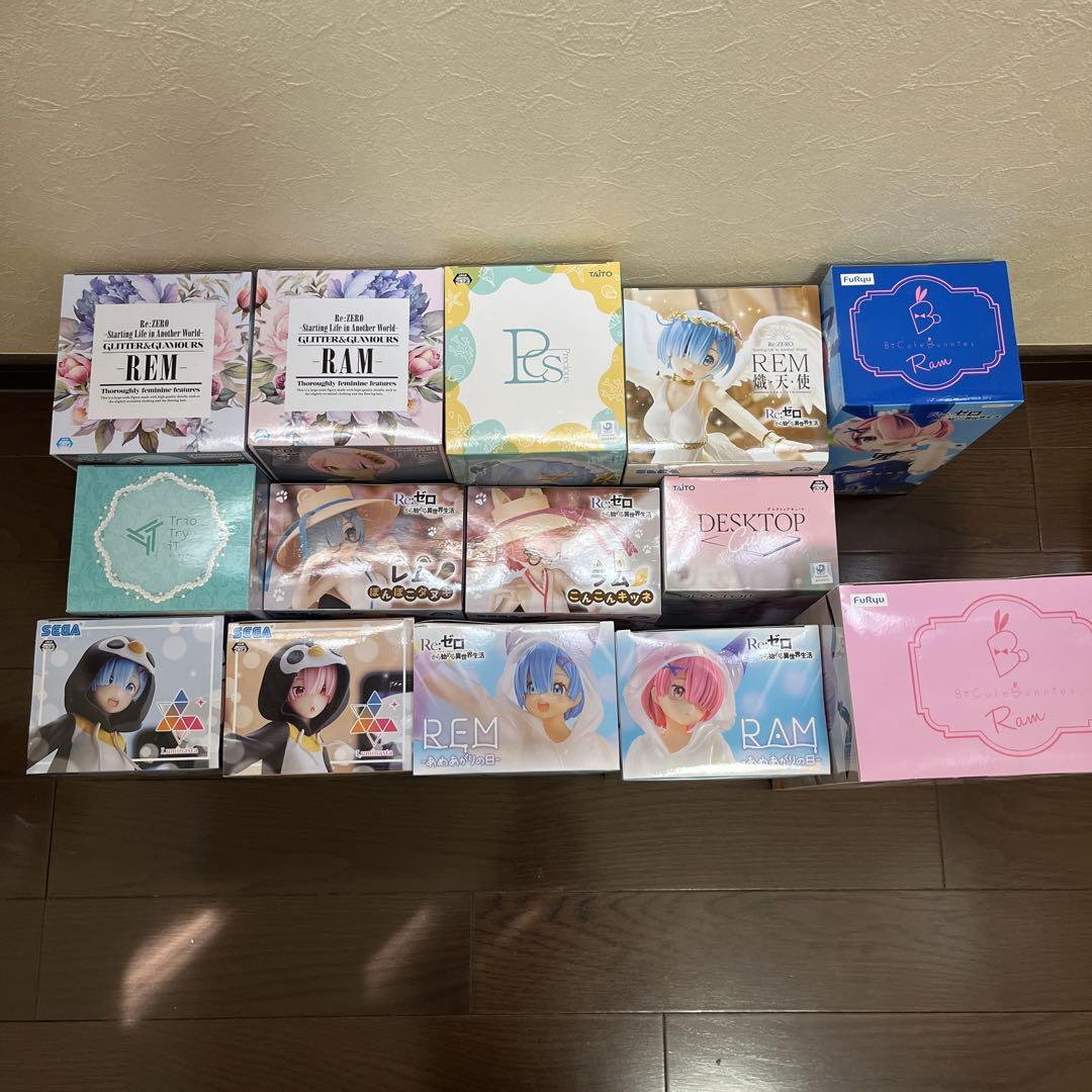 Re：ゼロから始める異世界生活フィギュア14体まとめ売り