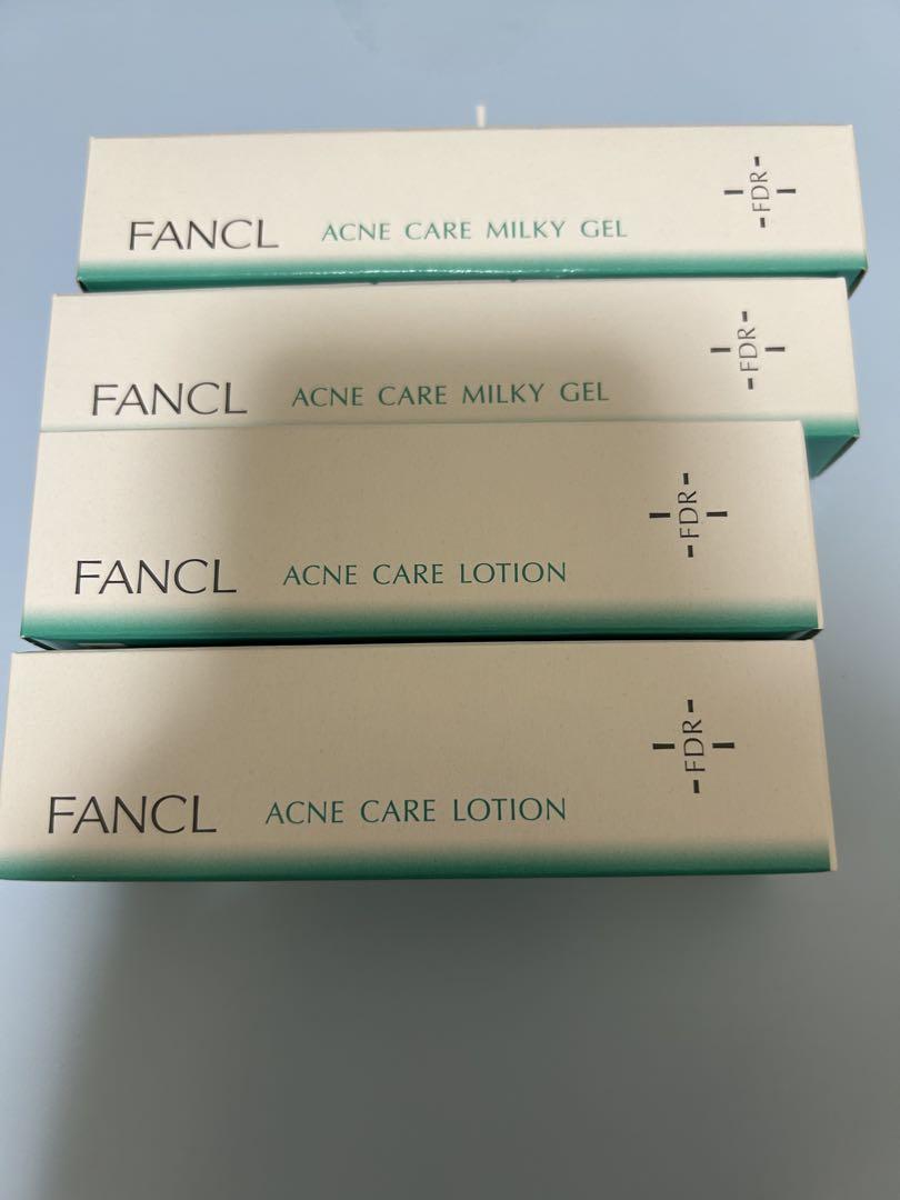 ファンケル アクネケア化粧液 2本ジェル乳液 2本
