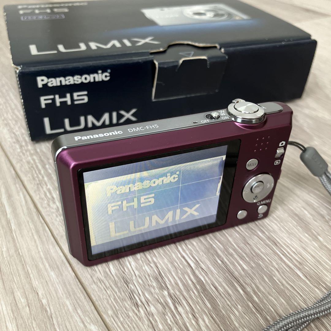Panasonic FH5 LUMIX デジタルカメラ バイオレット